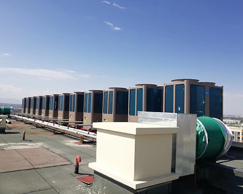 青海建設(shè)科技大廈三陽大酒店-空調(diào)機(jī)房系統(tǒng)（制冷+過度季節(jié)采暖）